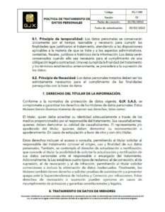 POLÍTICA TRATAMIENTO DE DATOS 6